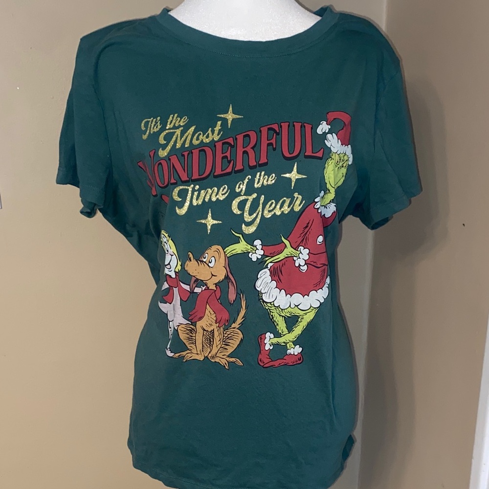 EUC MAURICES Grinch Christmas Tee XL - Picture 3 of 7